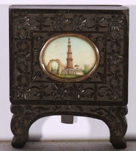 Anglo Indian Miniature  Mid 19th Century Watercolour - Grand Tour