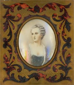 Early 20th Century Watercolour - Miniature Portrait Of A Beautiful Woman
