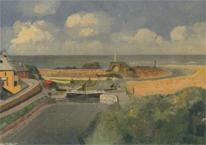 Cliff Instance - 1958 Oil, Breakwater