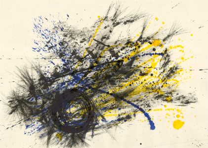 Max Rummel  - 1986 Mixed Media, Abstract No.43