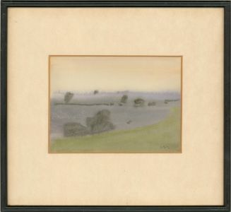 A Pair of Framed Mid 20th Century Watercolours - Impressionistic Seascapes
