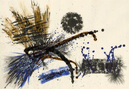 Max Rummel - 1986 Mixed Media, Abstract No.35