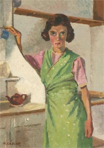Mary Ladler - Mid 20th Century Oil, Sark Girl