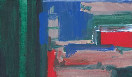 Angus MacInnes - 2002 Acrylic, Blue, Red and Green