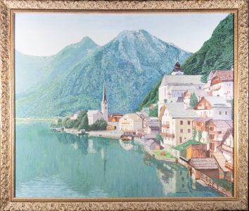 W. Moore - Signed & Framed Mid 20th Century Oil, Hallstratt