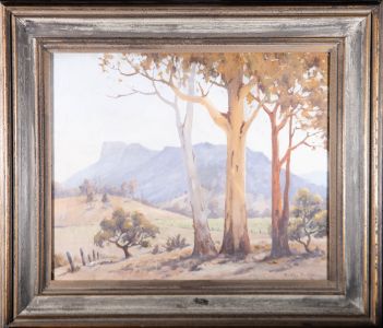Dudley Parker (1914-1989)-Signed Mid 20th Century Oil, In the Burragorang Valley