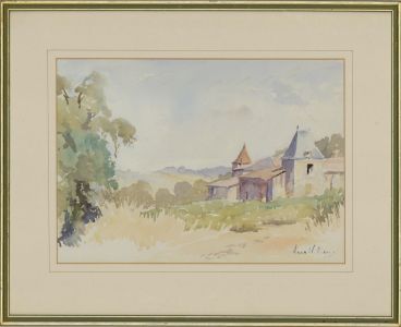 Anne Hillary - Contemporary Watercolour, Countryside Scene