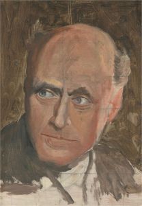 Mid 20th Century Oil - Portrait Of Alistair Sim