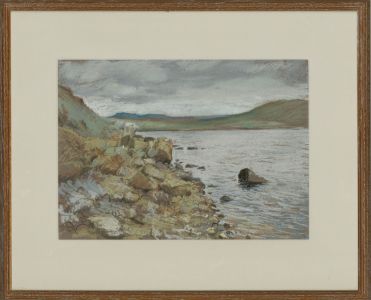 E Duncan - 1993 Pastel, Overcast Lake