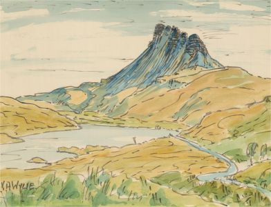 Contemporary Watercolour - Stac Pollaidh