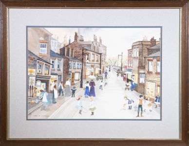Susan M. Ridyard - Signed & Framed Mid 20th Century Watercolour, Moorley Bottom