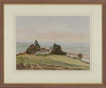 Fenella Thompson - Contemporary Watercolour, Wiltshire Countryside