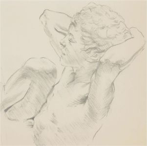 Franco Matania (1922-2006) - 20th Century Graphite Drawing, Relaxing