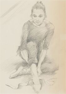 Franco Matania (1922-2006) - 20th Century Graphite Drawing, Ballerina
