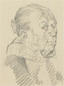 Franco Matania (1922-2006) - 20th Century Graphite Drawing, Old Lady