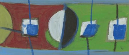 Newlyn School - Contemporary Acrylic, Abstract Boat