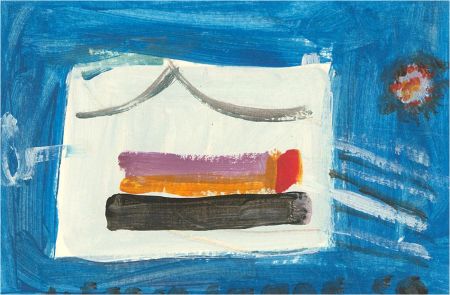 Newlyn School - Contemporary Acrylic, Abstract Blue