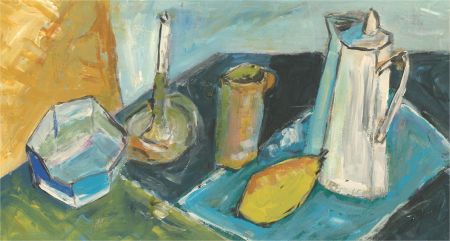 Newlyn School - Contemporary Oil, Lemon Tea