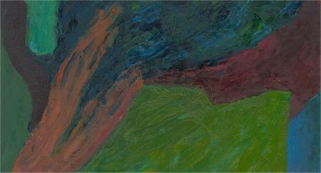 Joyce Moore - Contemporary Acrylic, Abstracted Landscape I