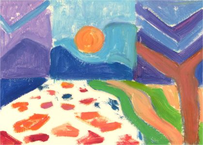 Joyce Moore - Contemporary Oil, Impressionistic Landscape