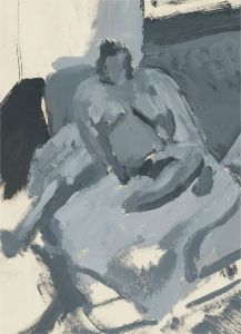 Joyce Moore - Contemporary Gouache, Expressive Nude