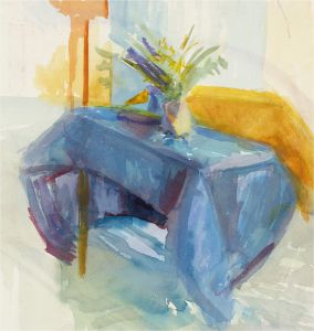 Joyce Moore - Contemporary Watercolour, Peaceful Still Life