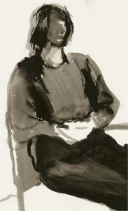 Joyce Moore - Contemporary Watercolour, Impressionistic Portrait