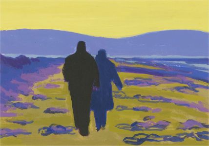 Joyce Moore - Contemporary Oil, Winter Walk II