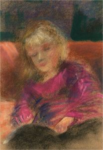 Joan Roche - Contemporary Pastel, A Quick Nap