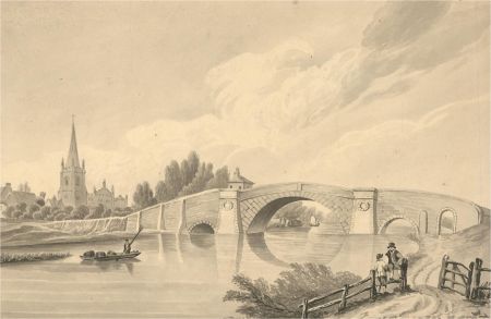 Mid 19th Century Watercolour - The Stone Bridge