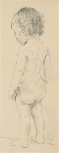 Franco Matania (1922-2006) - 20th Century Graphite Drawing, Toddler