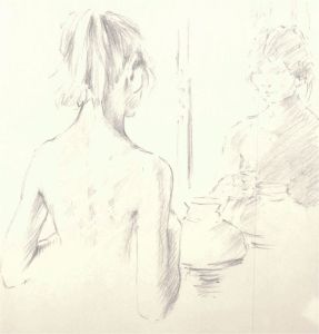 Franco Matania (1922-2006) - Mid 20th Century Graphite Drawing, Reflection