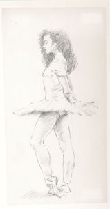 Franco Matania (1922-2006) - Graphite Drawing, Ballerina in a Tutu
