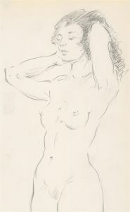 Franco Matania (1922-2006) - 20th Century Graphite Drawing, Female Nude II