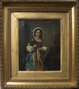 Mid 19th Century Oil - A Harvest of Flowers