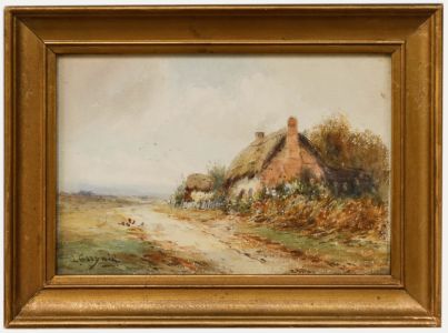 L. Goodwin - Pair of Late 19th Century Watercolour, Rural Cottages