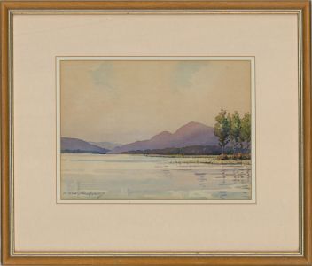 N.A. Whittinghorn - Mid 20th Century Watercolour, Tranquil Lake