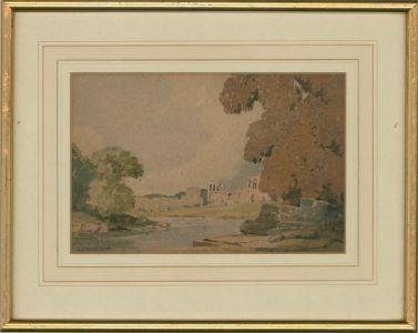 James C. Howard (1906-1997) - 1975 Watercolour, Tintern Abbey
