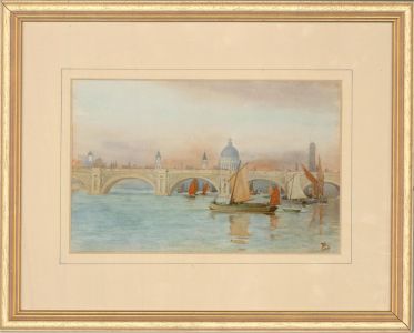 1880 Watercolour - St Paul's Bridge