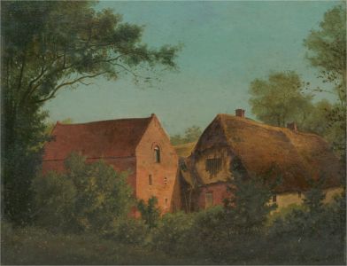 Late 19th Century Oil - Tumble Down Cottage