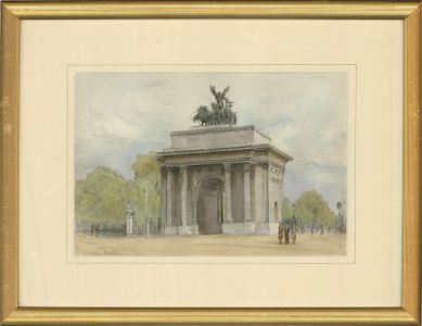 Cranleigh H Barton (1890-1975) - Mid 20th Century Watercolour, Wellington Arch