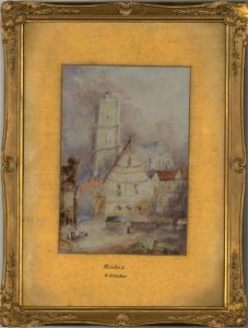 E Schafer - Late 19th Century Watercolour, Rodez