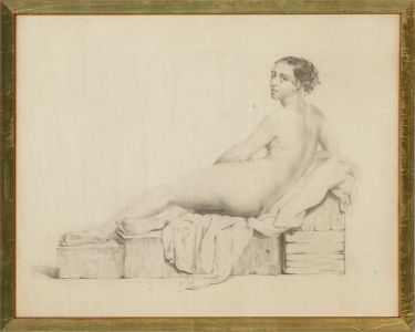 Max Ulrich Schoop (1903-1990) - Early 20thC Graphite Drawing, Classical Nude