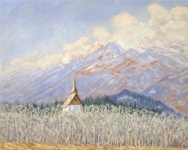 H. Carl - 1944 Oil, Summer in the Mountains