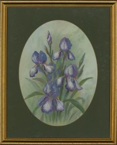 Contemporary Oil - Irises