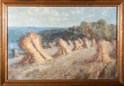 Mid 20th Century Oil - Summer Stooks