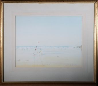 J.F. Cassels - 20th Century Watercolour, Beach Ball