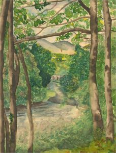 Mid 20th Century Watercolour - River Scene