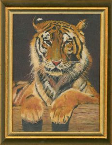 John Pearce - 2005 Acrylic, Regal Tiger