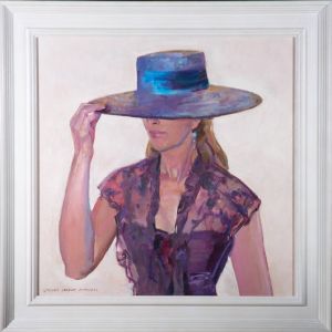 Julian Gordon Mitchell - Contemporary Oil, The Mysterious Woman